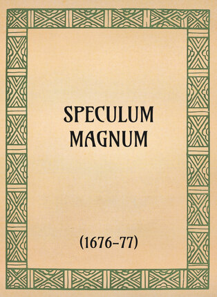 Speculum magnum (1676-77) - OpeRus La letteratura russa attraverso le opere