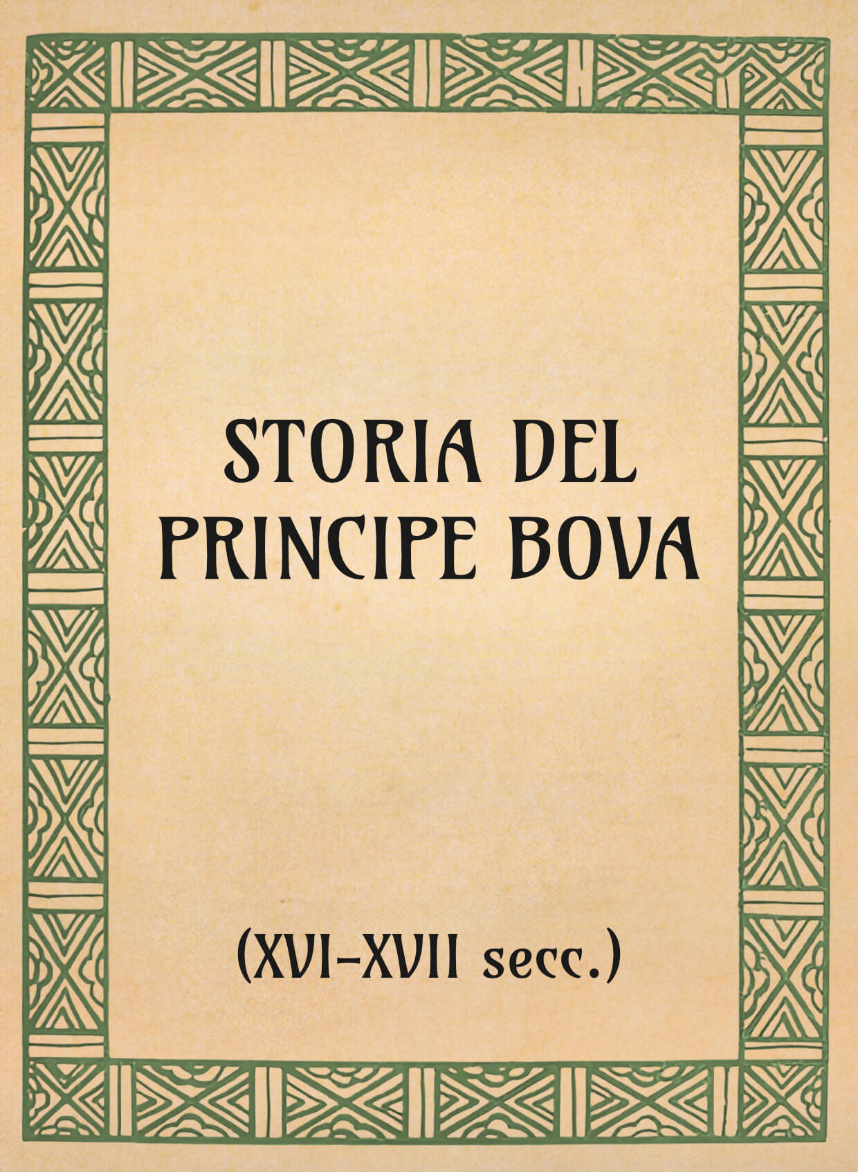 Il principe Bova (xvi-xviii secc.) - OpeRus La letteratura russa attraverso le opere